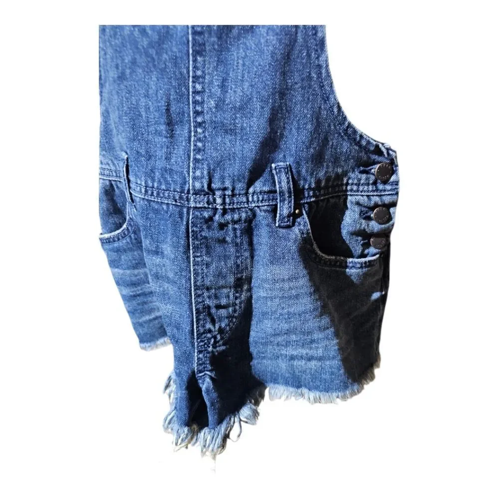 FREE PEOPLE Denim Overalls - Size 24‎ - Picture 4 of 8